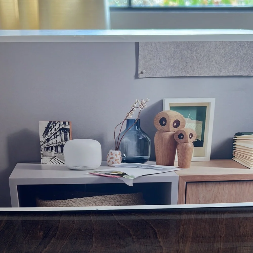 Google Nest wifi router and 2 points
